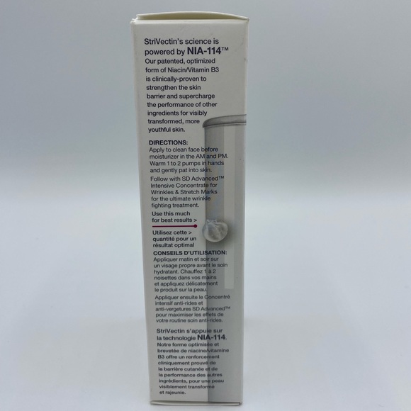 STRIVECTIN NIA114 TL Advanced Tightening Neck Cream, Anti-Wrinkle 1oz NEW Lot 2 - Picture 3 of 12